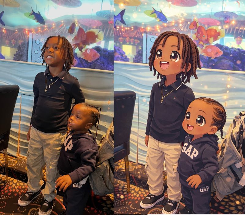 SPA Custom Caricature Example